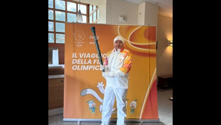 Milano-Cortina, presidente Unicef Graziano tedoforo alla 18&deg; tappa