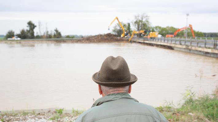 Natale da allerta rossa per i fiumi della pianura bolognese