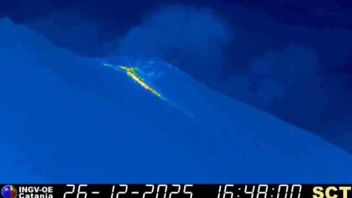 Ingv, trabocco lavico da area craterica Nord dello Stromboli