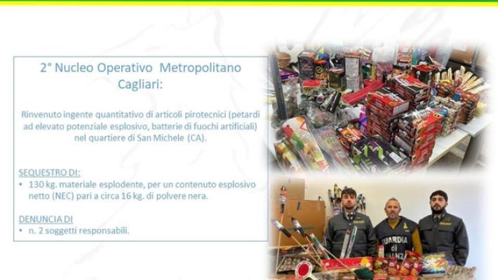 Maxi sequestro di botti a Cagliari, 130 kg in due bancarelle in piazza