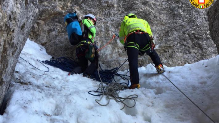 Recuperato corpo dell'escursionista disperso sulle Piccole Dolomiti