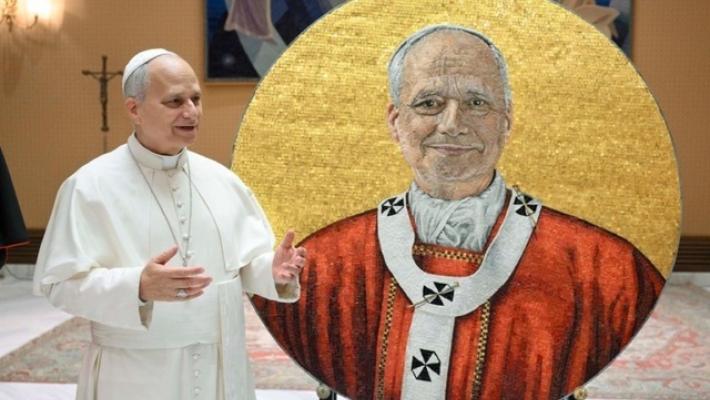 Pronto il mosaico con il ritratto di Leone per la basilica di San Paolo