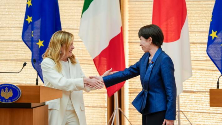 Meloni cita la parola giapponese 'ganbaru', fare oltre il proprio meglio