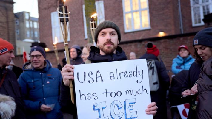 Groenlandia, diverse migliaia protestano a Copenaghen contro Trump