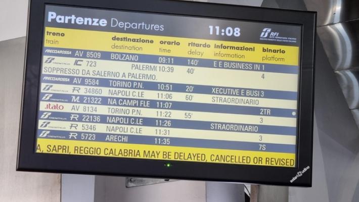 Maltempo, marted&igrave; sospesa circolazione ferroviaria su alcune linee in Calabria