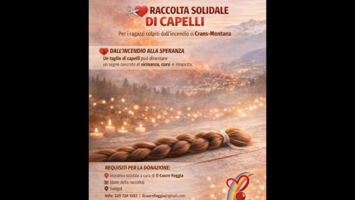 Crans-Montana, associazione Foggia avvia raccolta solidale di capelli