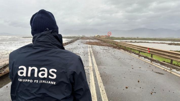 Maltempo Sardegna, resta chiusa la statale tra Cagliari e Capoterra