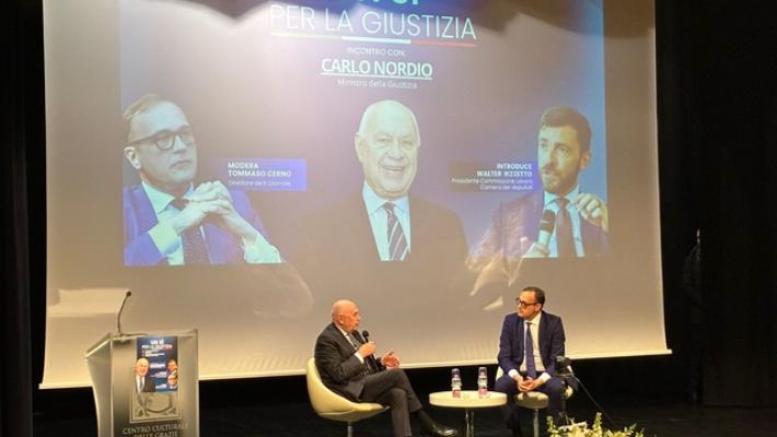 Nordio, riforma giustizia contro nessuno, tantomeno contro la magistratura