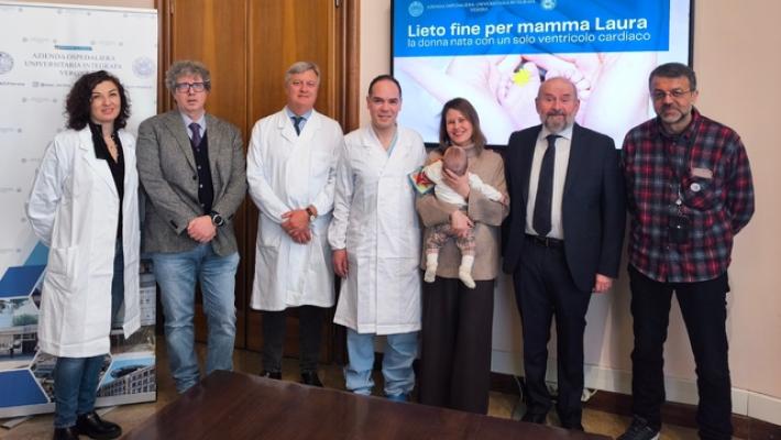 Nata con met&agrave; cuore, ha una bambina a 38 anni