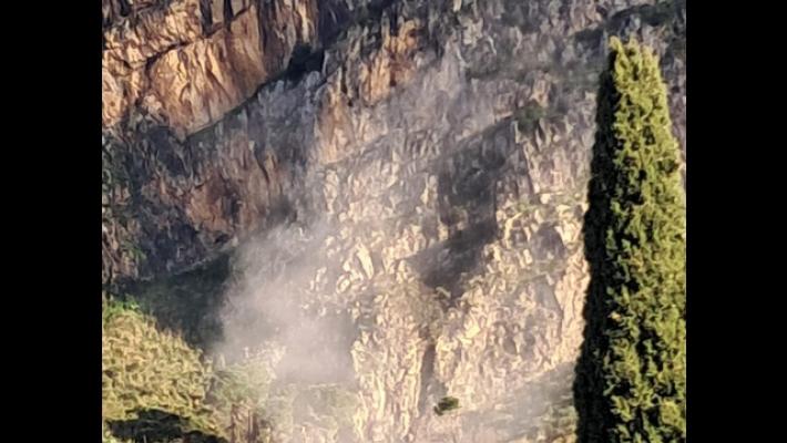 Crolla costone roccioso nella Madonie, non ci sono danni