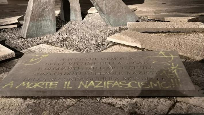 Giornata Memoria: a Verona imbrattato monumento Shoah