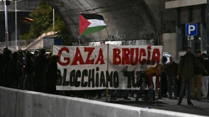 Corteo pro Pal del 22 settembre, oltre 80 denunce per blocco stradale