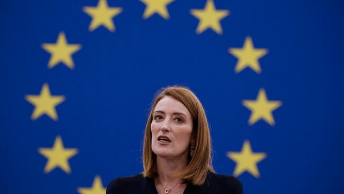 Metsola: "Grata all'Italia per la sua posizione chiara sui pasdaran"