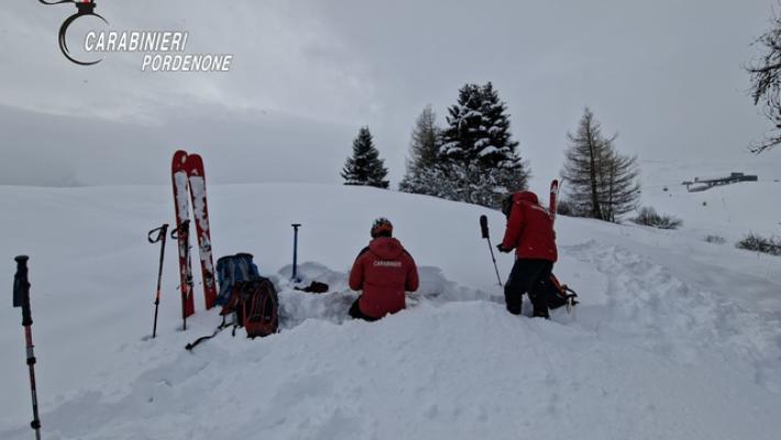 Valanga presso le piste a Piancavallo, nessuna persona coinvolta