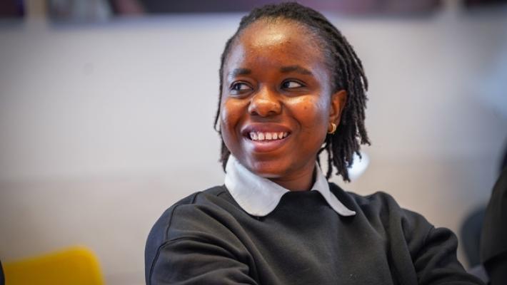 A Milano-Cortina Hannah Imordi rappresenta l'Unicef come tedofora