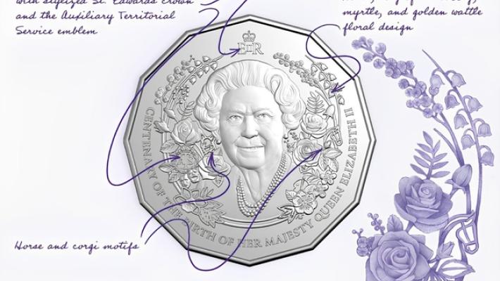 Polemica social su monete australiane per regina Elisabetta