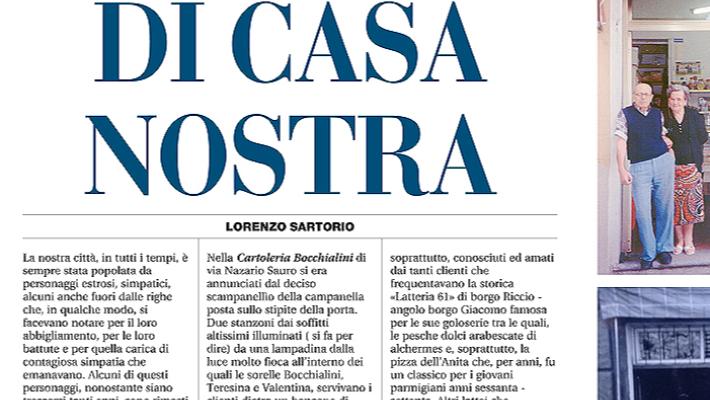 &laquo;Gente di casa nostra&raquo;  di Lorenzo Sartorio: un inserto dedicato  ai personaggi di Parma