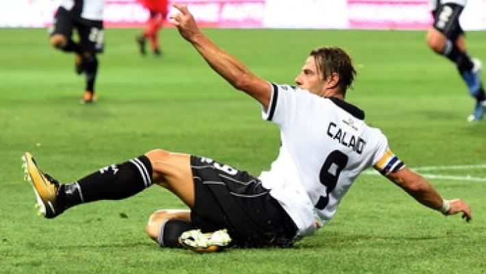 Debutto vincente per i crociati: decide un rigore di Calaiò.   Parma-Cremonese 1-0 