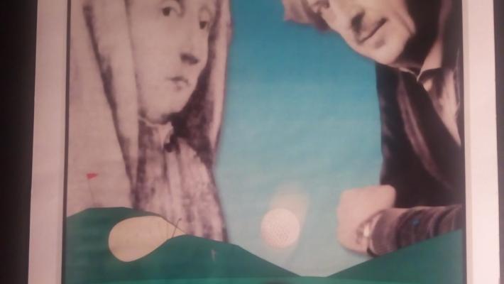 "Ho giocato a golf con Giotto": la mostra di Lorenzo Dondi