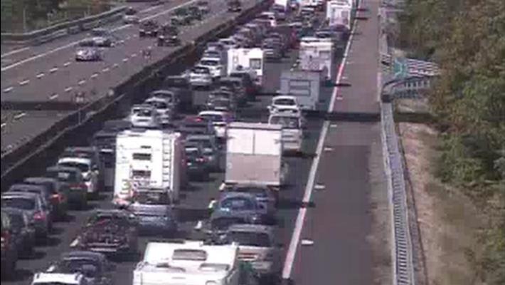 Incidente sull'A1: coda di 8 km tra Fiorenzuola e Fidenza