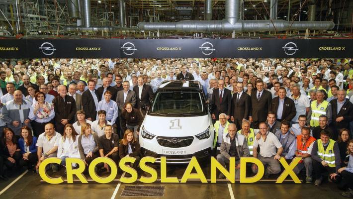 Opel avvia la produzione di Crossland X a Saragozza