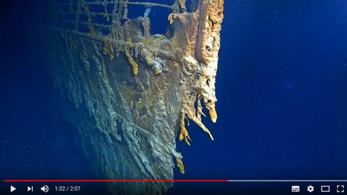 Immagini inedite del Titanic in alta definizione: si sta sgretolando - Video