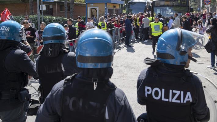 Atalanta-Fiorentina, città blindata