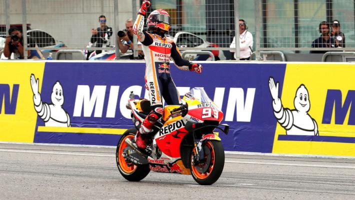 Aragon: Marquez scappa e vince, Dovizioso 2°