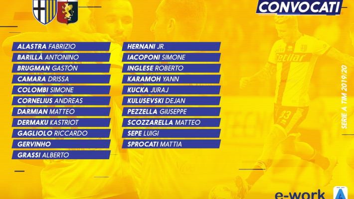 Parma-Genoa: non ci sarà Bruno Alves. D'Aversa: 'Due in lizza per il suo posto'