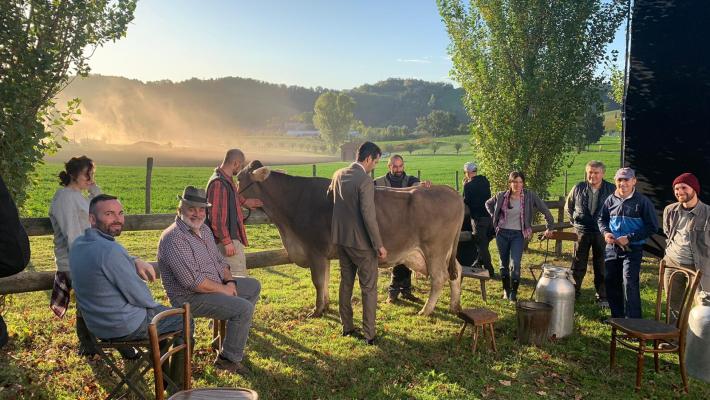 L'azienda Iris di Lesignano diventa il set per il nuovo spot del Parmigiano