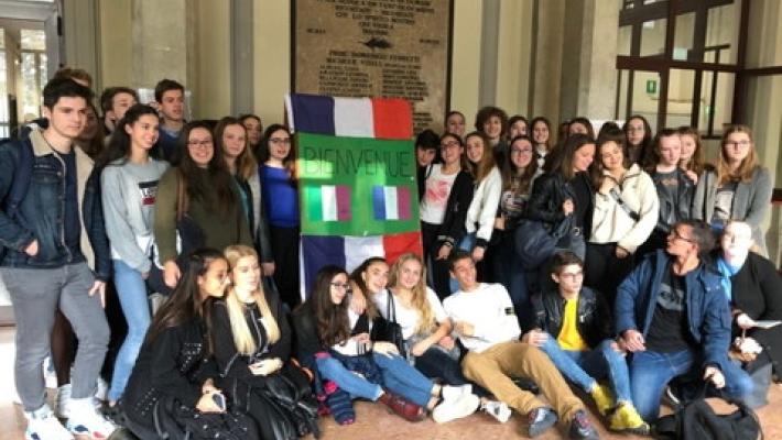 I ragazzi del Romagnosi diventano guide turistiche per i francesi