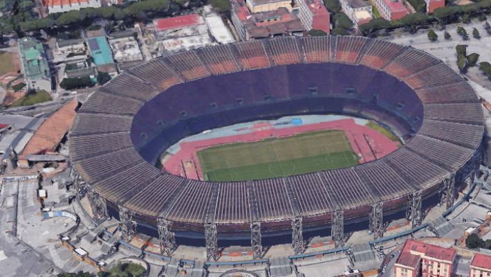 Maltempo e danni al San Paolo, ipotesi apertura parziale dello stadio per Napoli-Parma 