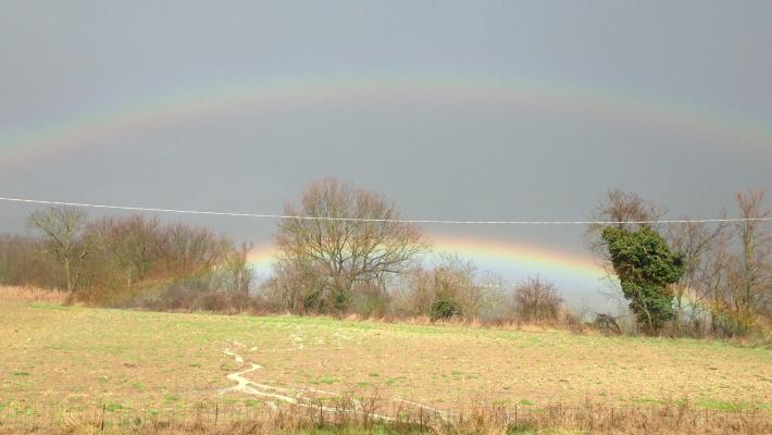 Arcobaleno a Scipione Ponte