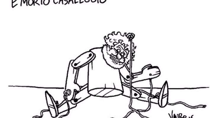 Grillo senza burattinaio Casaleggio: polemiche per la vignetta di Vauro