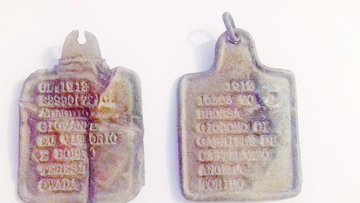 Trovate in un bosco le piastrine  di due soldati della II Guerra mondiale
