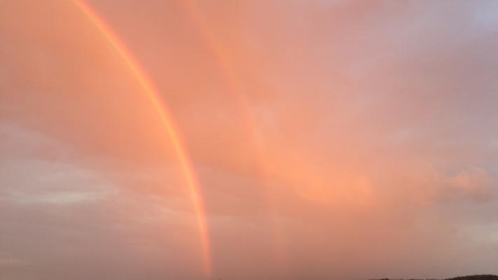 Arcobaleno in Val d'Enza 