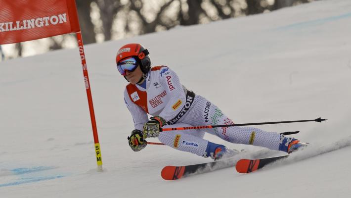 Brignone seconda per un centesimo in SuperG e consolida il primato