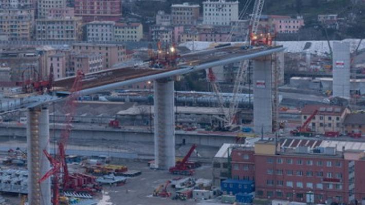 Ponte Genova verso il rush finale, superati i 650 metri