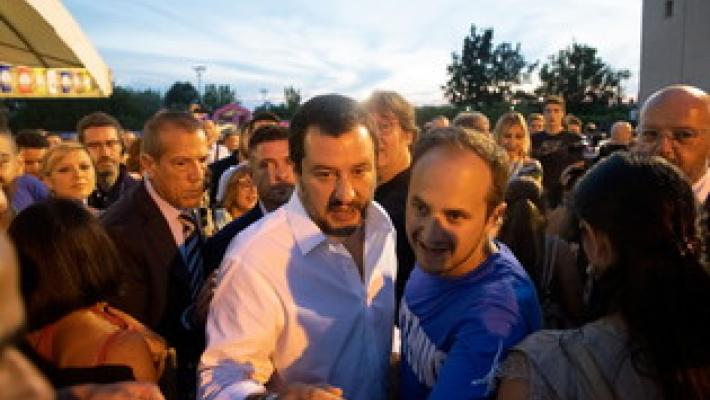 Salvini a Fontevivo: «Il sindaco di Parma? Impari da quelli leghisti»