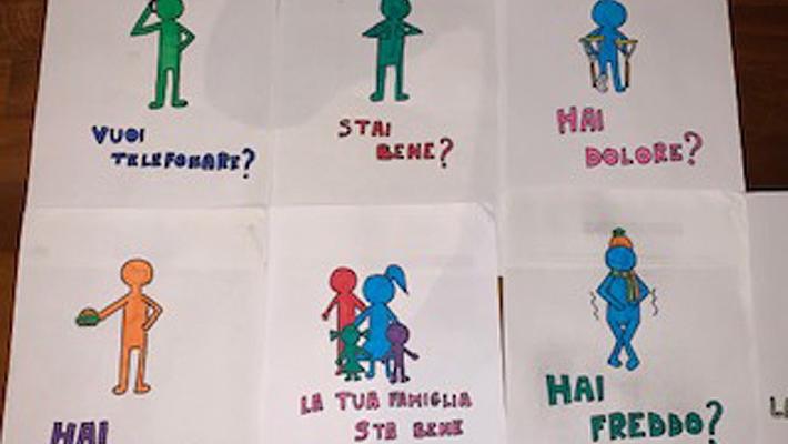 Terapia intensiva, si comunica coi disegni grazie all'idea della figlia di un medico