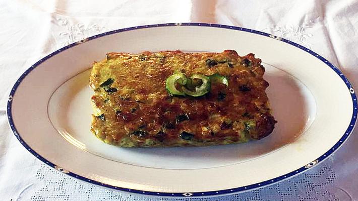 Frittata di zucchine al forno