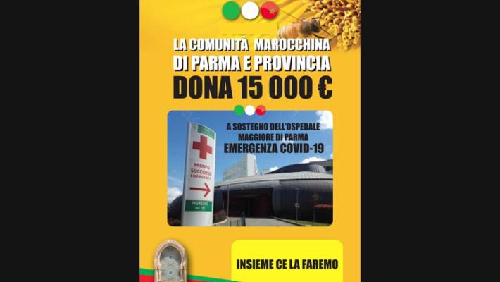  Solidarietà: dalla comunità marocchina del Parmense donati 15mila euro