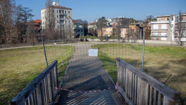 Cittadella, bastione transennato da novembre