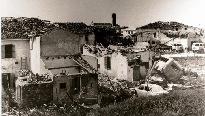 Tromba d'aria sulla Bassa