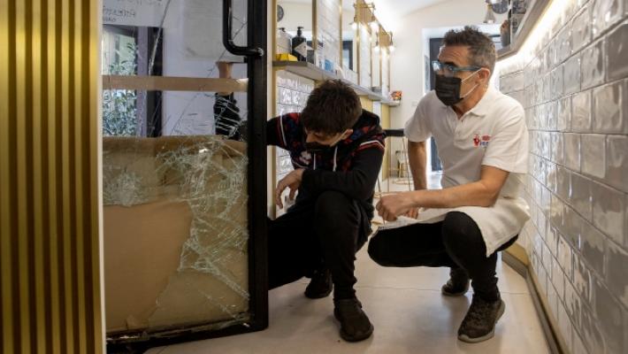 «Spaccata» anche da Pepén: la stessa mano dietro gli ultimi raid in città?