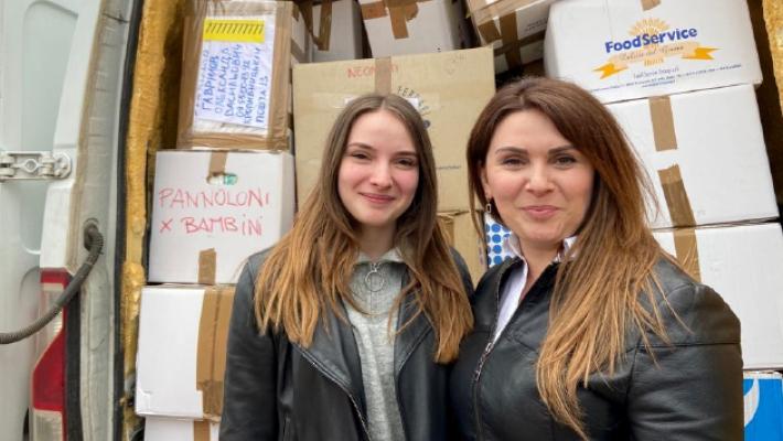 Uliana: «Porterò i vostri aiuti a chi sopravvive sotto le bombe»