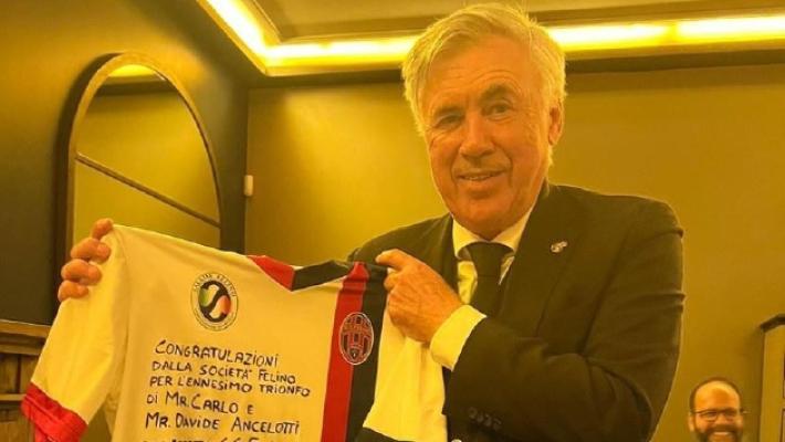 Una maglia del Felino per Real Carletto