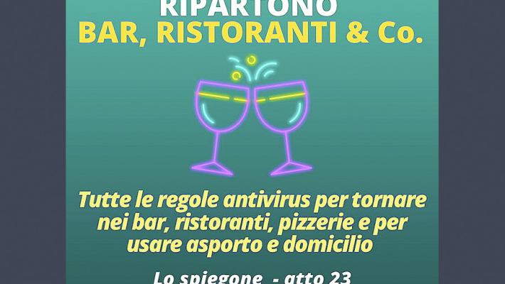 Bar, ristoranti, pizzerie, asporto e domicilio: guida rapida