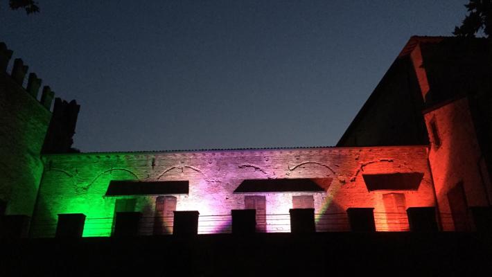 Rocca tricolore a San Secondo per la Festa della Repubblica