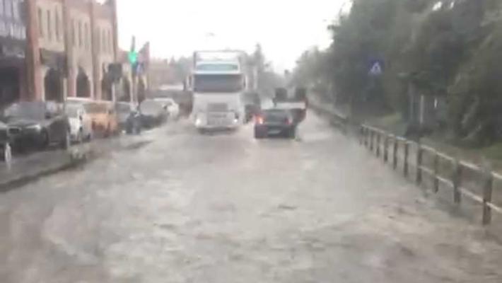 Temporale su Medesano, allagamenti: chiusa strada Marchi